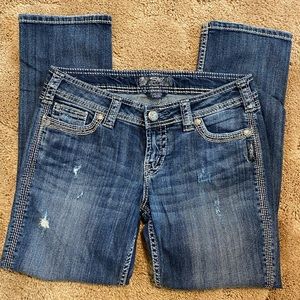 Women’s Silver Capris size 27